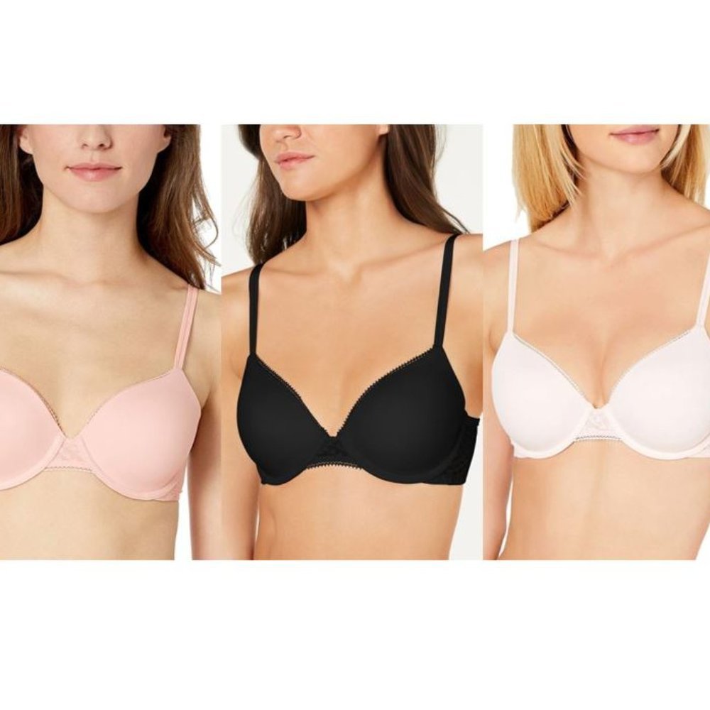 NWT! Calvin Klein Perfectly Fit Geometric Lace Bra